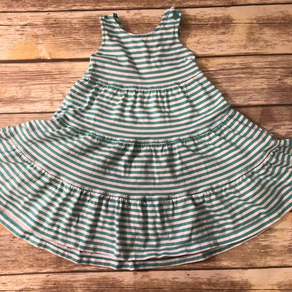 Pineapple Stripe Twirl Dress
